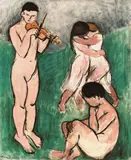 Muzică by Henri Matisse, cromolitografie, sold Jan 2023