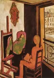 Artistul și modelul by Henri Matisse, cromolitografie, sold Jan 2023
