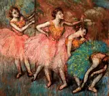 Edgar Degas, Ora de balet, cromolitografie