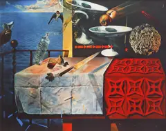 Natura moartă vie by Salvador Dalí, cromolitografie, sold Jan 2023