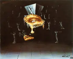 Studiu pentru filmul "Spellbound" by Salvador Dalí, cromolitografie, sold Jan 2023
