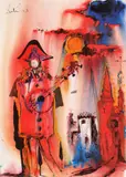 Arlechin by Salvador Dalí, cromolitografie, sold Jan 2023