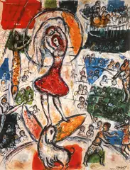 Circari by Marc Chagall, cromolitografie, sold Jan 2023