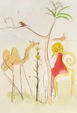 Curtea leului by Salvador Dalí, cromolitografie, sold Jan 2023