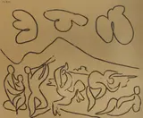Maternitate by Pablo Picasso, litografie, sold Jan 2023