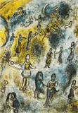 Marc Chagall, Sărbătoarea satului, cromolitografie