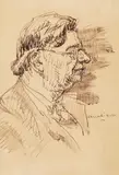 Jean Alexandru Steriadi, Portretul scriitorului George Călinescu