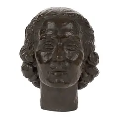 Boris Caragea, Portret de femeie (probabil sculptora Vera Muhina), bronz