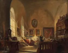 Colecționarul by Antal Péczely, ulei pe pânză, sold Jan 2023