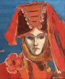 Sorin Adam, Masca venețiană, 2008, ulei pe pânză