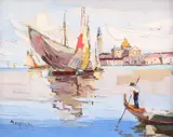 Rudolf Négely, Veneția, ulei pe pânză