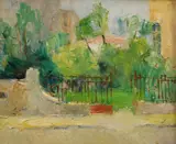George Tomaziu, Stradă din Paris, ulei pe pânză