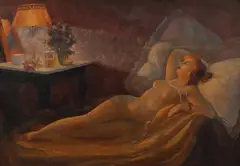 Samuel Bogdanovici, Intimitate, ulei pe carton