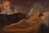 Samuel Bogdanovici, Intimitate, ulei pe carton