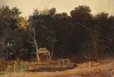 Dimitrie Mihăilescu, Drum de ţară, ulei pe pânză