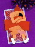 Ana Tn Bănică, In Your Arms, 2021, guașă pe hârtie