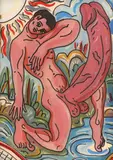 Bamby Tony, Narcis (seria "Cel mai băiat"), acrilic și marker pe plexiglass