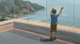 Maria Bordeanu, Reflection IV (Ravello), 2020, ulei pe pânză
