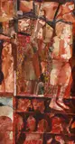 Georgeta Năpăruș, Înaintea pasului în întunecare, 1997, acuarelă pe hârtie