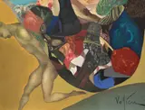 Sisif by Petre Velicu, ulei pe pânză, sold Jan 2023