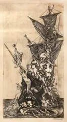 Marcel Chirnoagă, Corabia nebunilor, acvaforte și acvatintă