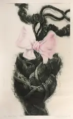 Anamaria Smigelschi, Portret, 1995, point seche