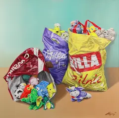 Dorel Topan, Cadouri, 2019, ulei pe pânză