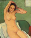 Virgil Moise, Nud, 1995, ulei pe pânză