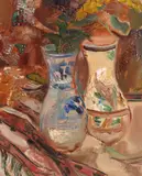 Imre Balasz, Natură statică cu canceu, 1980, ulei pe carton