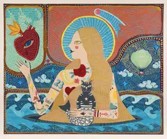 Silvia Avramescu, Almost Love, 2022, guașă pe hârtie