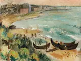 Micaela Eleutheriade, Vedere spre Mangalia, 1963, ulei pe pânză