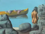 Lume curgătoare by Sabin Bălașa, 1984, ulei pe pânză, sold Dec 2022