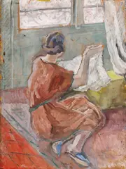 Theodor Pallady, Femeie în interior, ulei pe carton