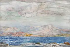 Mihail Simonidy, Insulele de Aur, 1930, ulei pe placaj