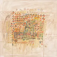 Georgeta Năpăruș, Desiș, 1981, ulei pe pânză