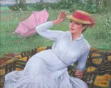 Francisc Gall, O pală de vânt (Eugénie în grădina Château de Sceaux)