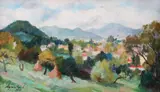 Lidia Agricola, Peisaj din Baia Mare, 1978, ulei pe pânză