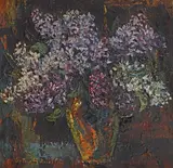 Liliac by Octav Băncilă, ulei pe pânză, sold Dec 2022