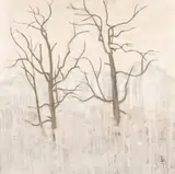 Desfrunzire by Constantin Piliuță, 1986, ulei pe pânză, sold Dec 2022