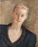 Dimitrie Berea, Portretul doamnei Macovei (sora ministrului Constantin Vișoianu)