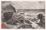 Gheorghe Petrașcu, Țărm la Techirghiol, 1931, acvaforte si acvatintă