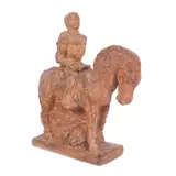 Sfântul Gheorghe ucigând balaurul by Nisi (Anisia) Torosian-Stătescu, 1943, teracotă, sold Nov 2022