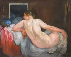 Mihail Simonidy, Nud cu spatele, ulei pe pânză