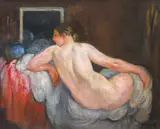 Mihail Simonidy, Nud cu spatele, ulei pe pânză