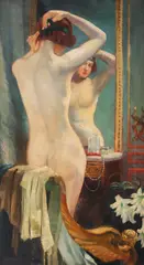 Geza Laszlo Udvary, Budoar, ulei pe pânză