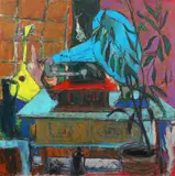 Dumitru Macovei, Interior cu gramofon