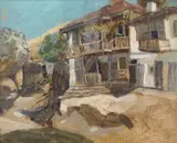 Alexandru Satmary, Stradă din Balcic, ulei pe carton