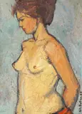 Gheorghe Boțan, Nud, 1969, ulei pe placaj