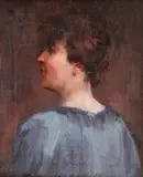George Demetrescu-Mirea, Profil de femeie, ulei pe pânză