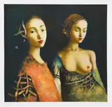 Georges Mazilu, Deux femmes, cromolitografie